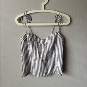 NWT Abercrombie Tie Strap Cami Tank